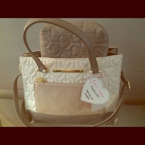 **PRICE REDUCED**Betsey Johnson Purse with pouch